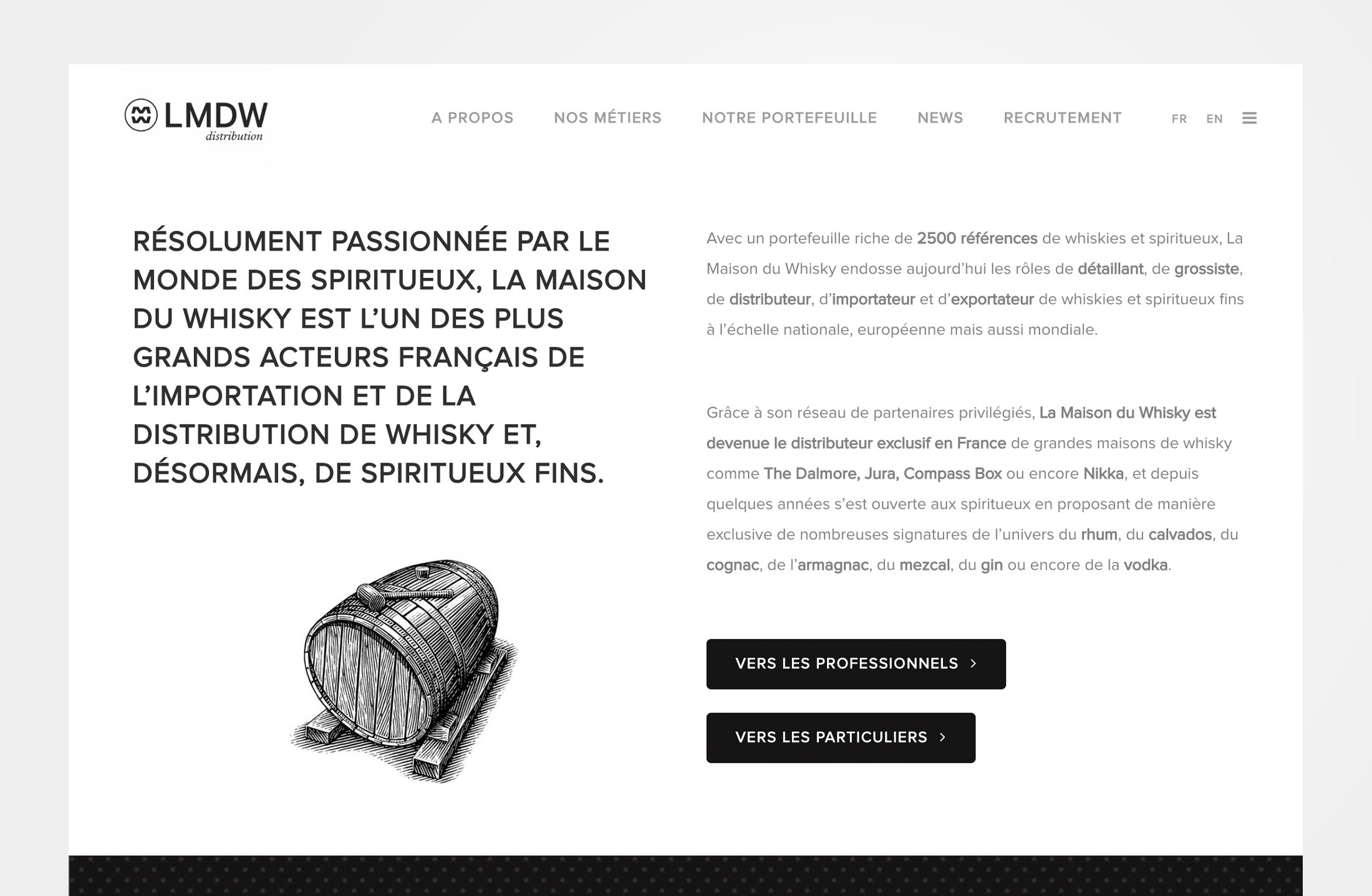 la maison du whisky- portefeuille