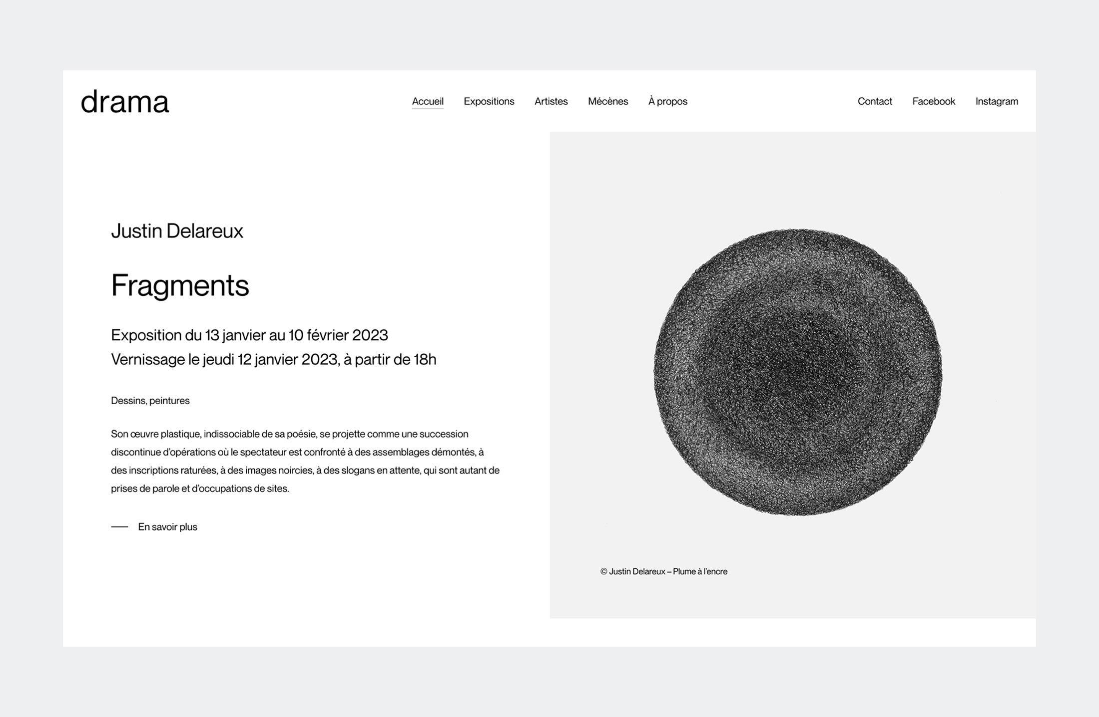 Drama, Galerie d’art