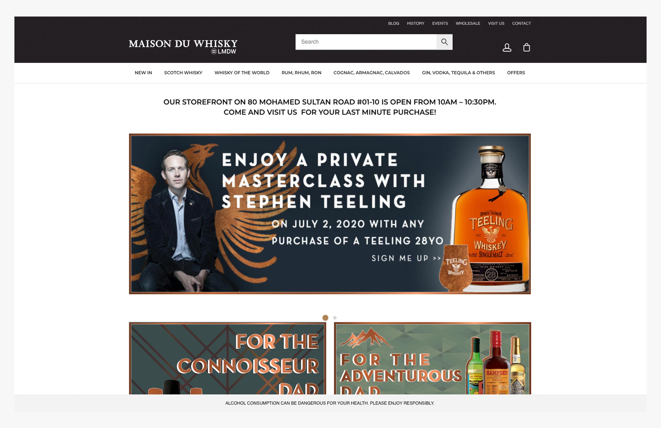 la maison du whisky singapour