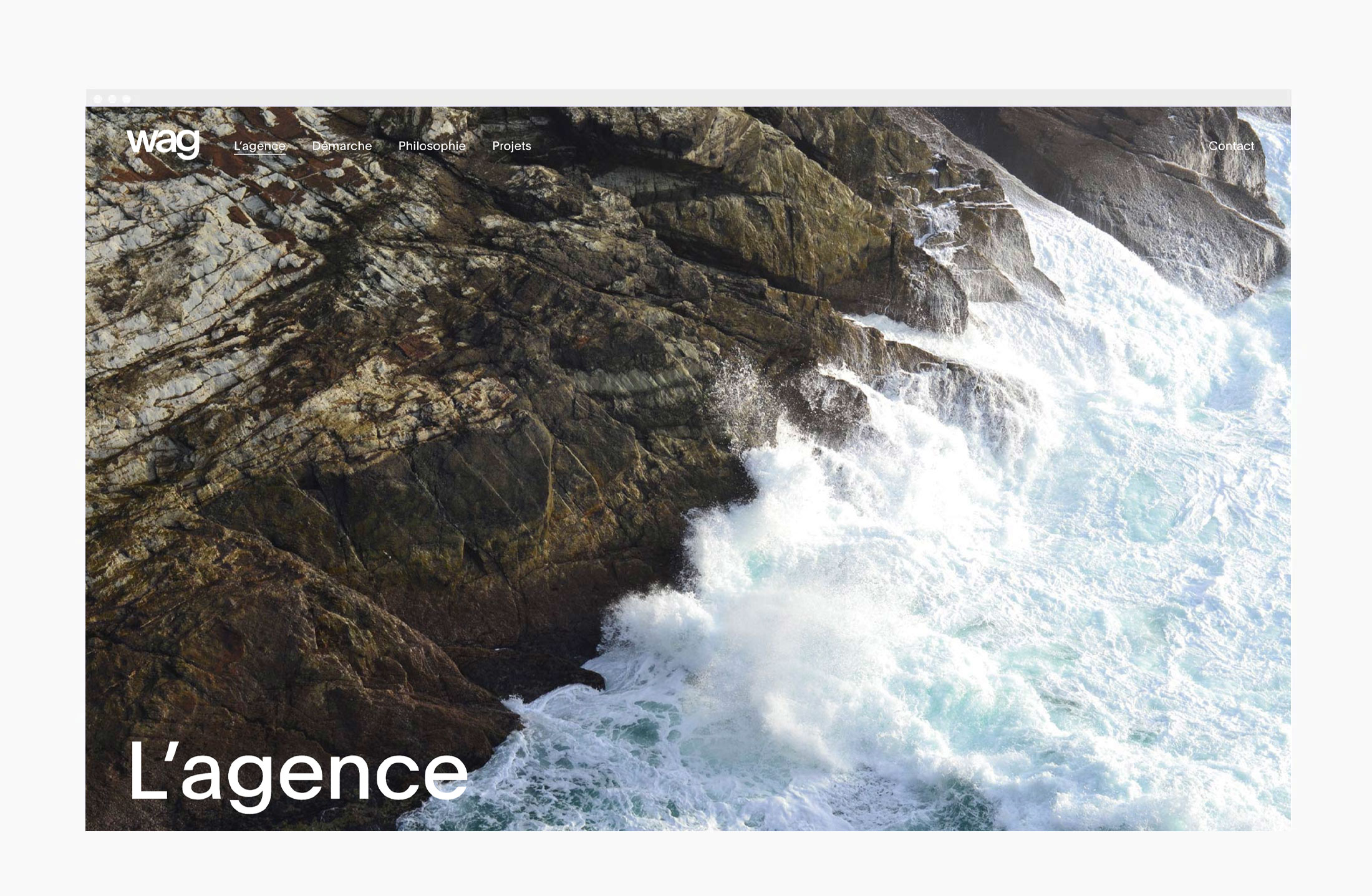 Wag architecture - siteweb