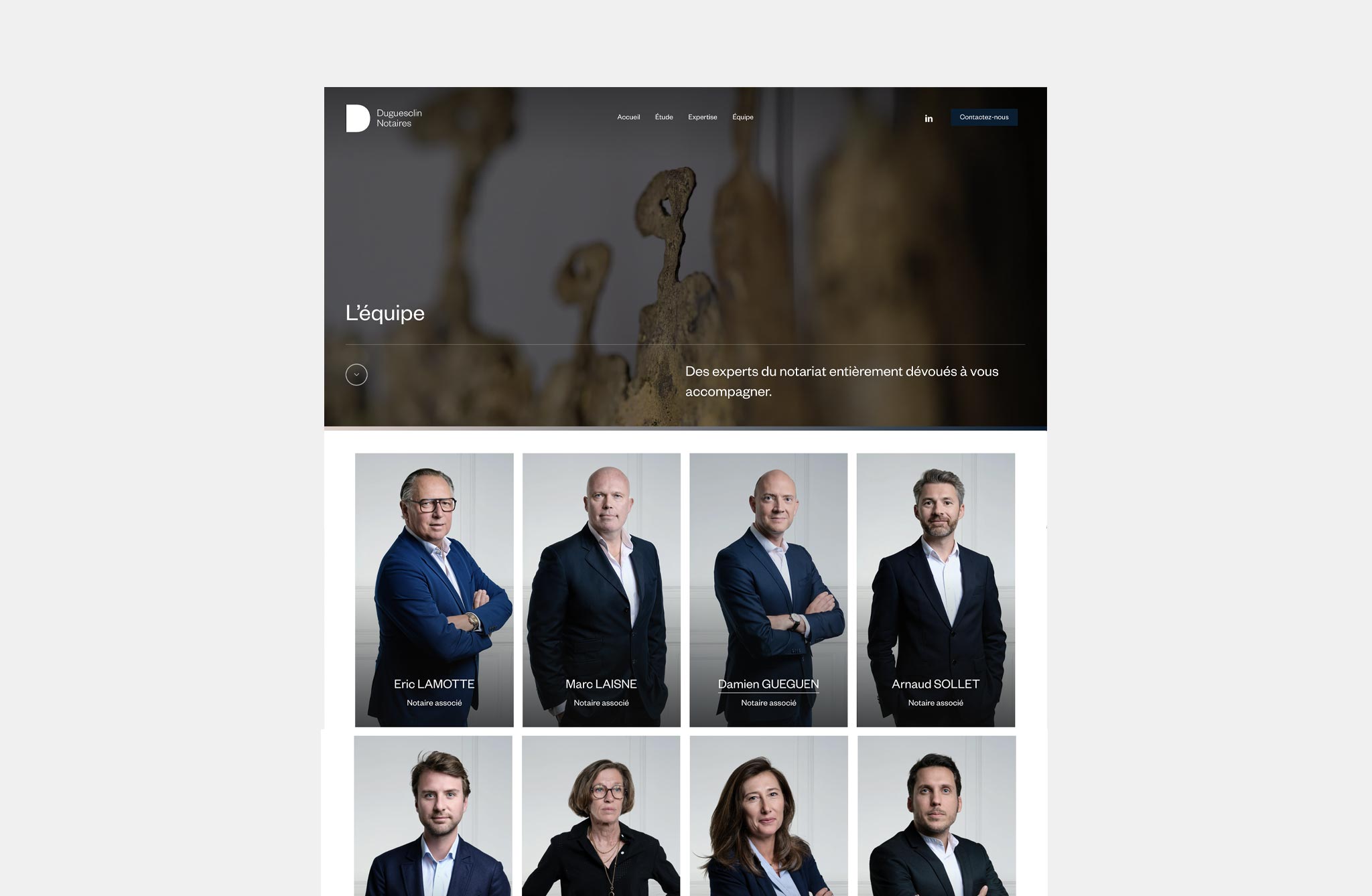 Duguesclin notaires - Siteweb