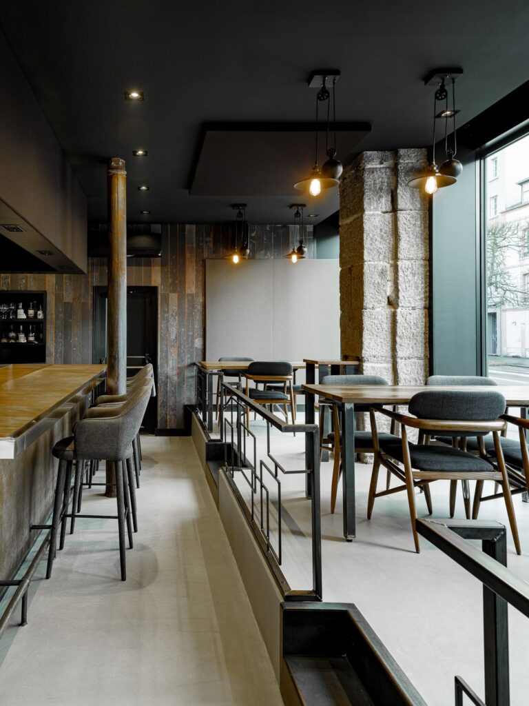 Ima restaurant, Rennes, Line Up Architecture